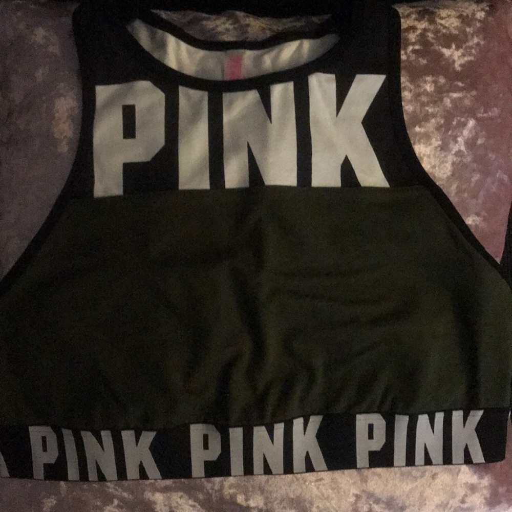 Pink Crop Top/Sports Bra Style